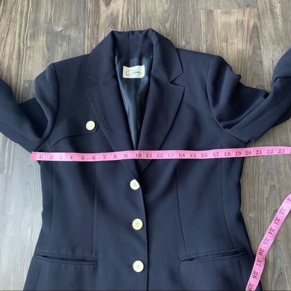 Claire Paris Navy Vintage Blazer - Picture 11 of 13